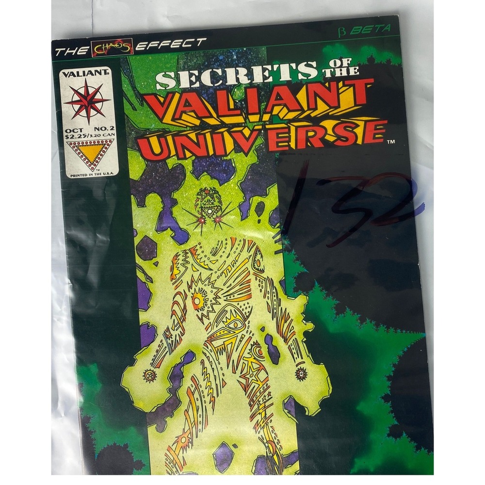 Valiant Comics Secrets of the Valiant Universe #2 The‎ Chaos Effect Beta Beta